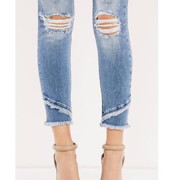 MISS ME Ankle Skinny Frayed Jeans - Picture 4 of 8